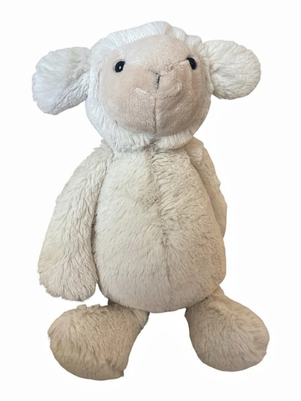 Jellycat Retired Bashful Lamb Plush Stuffed Animal, Cream